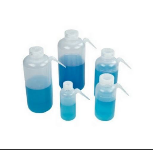 Wash Bottles Fixed Straw LDPE